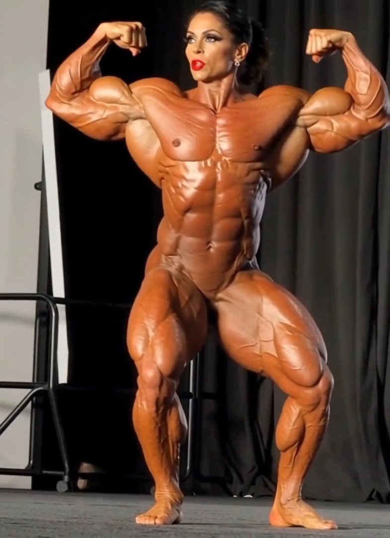 Bodybuilding strip show, she enjoys feeling her swollen roided muscles in the nude #2lM5ELyy